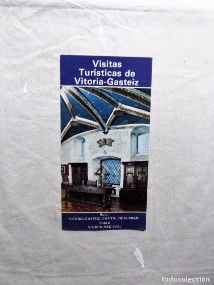 Tourismusbrosch&uuml;ren: VITORIA - GASTEIZ VISITAS TURISTICAS  FOLLETO DE TURISMO