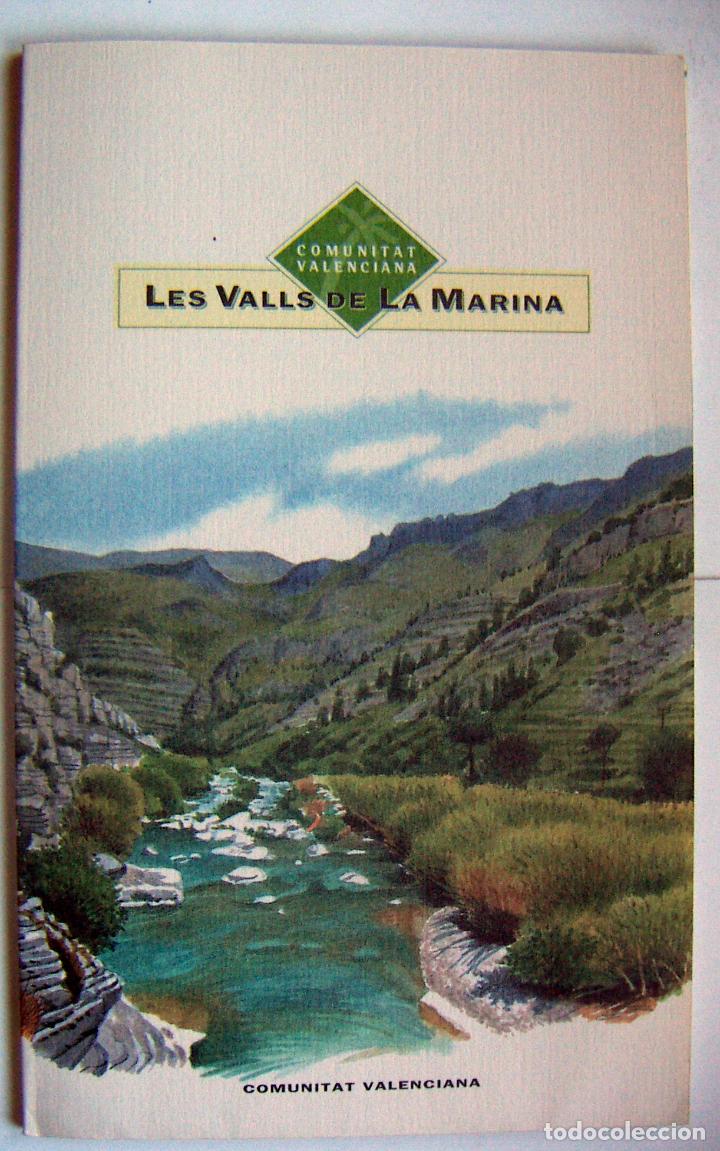 Brochures de tourisme: FOLLETO TURISTICO DE LES VALLS DE LA MARINA. GENERALITAT VALENCIANA. DESPLEGABLE