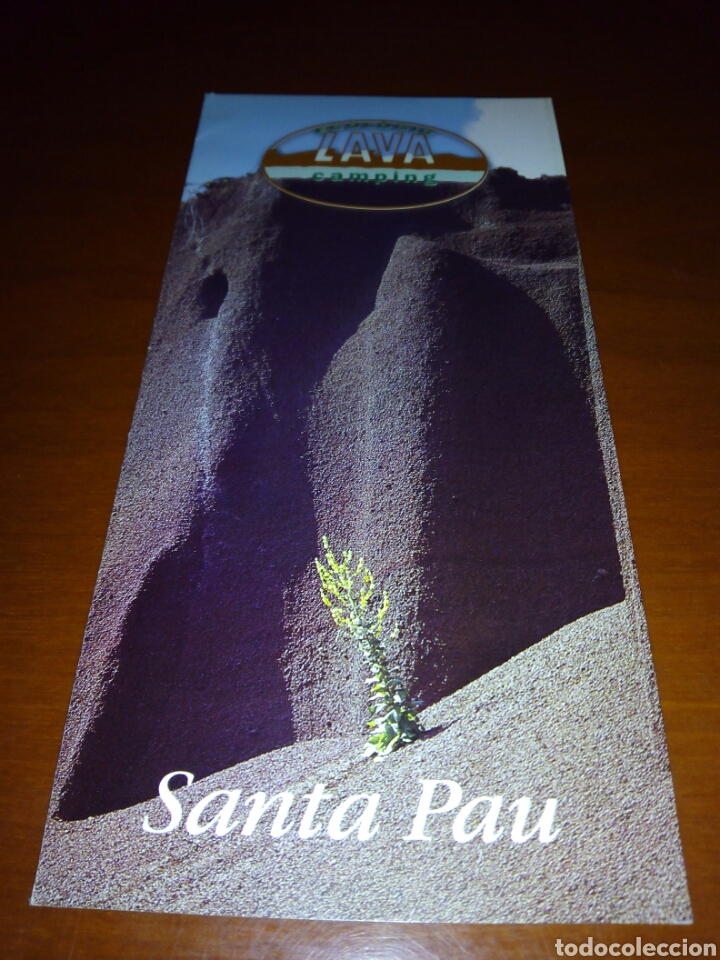 Folletos de turismo: Folleto. Camping ecol&ograve;gic lava. - Foto 1