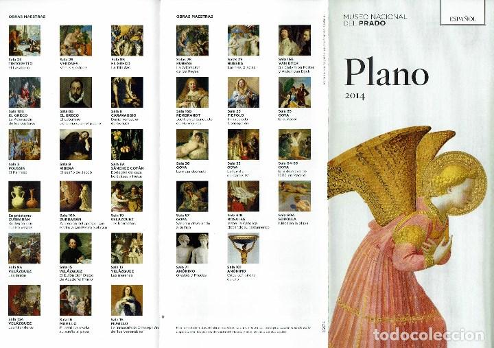 Folletos de turismo: PLANO DEL MUSEO DEL PRADO. (A1)