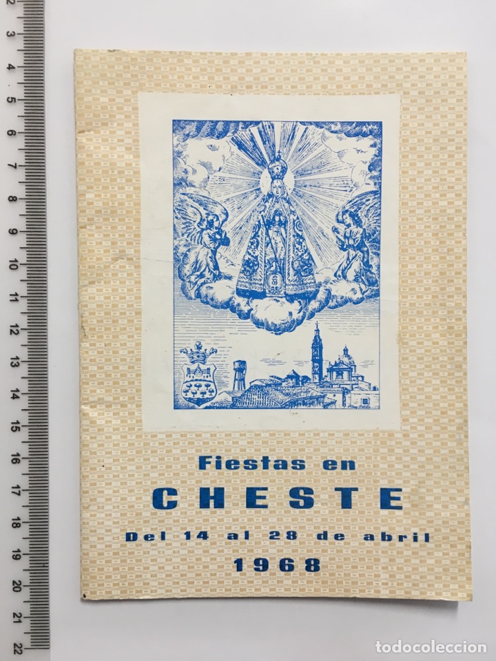 Folletos de turismo: PROGRAMA DE FIESTAS. FIESTAS EN CHESTE (VALENCIA). A&Ntilde;O 1968