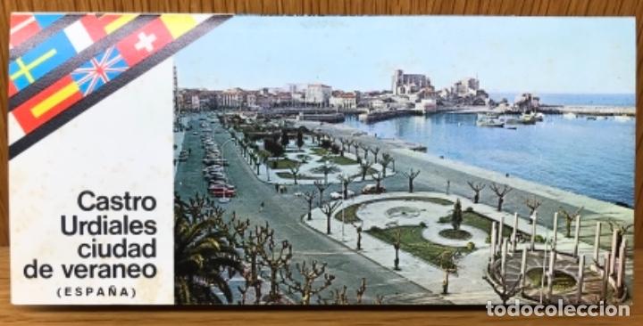 Folletos de turismo: Folleto de turismo De Castro Urdiales (Santander - Cantabria) - A&ntilde;o 1969