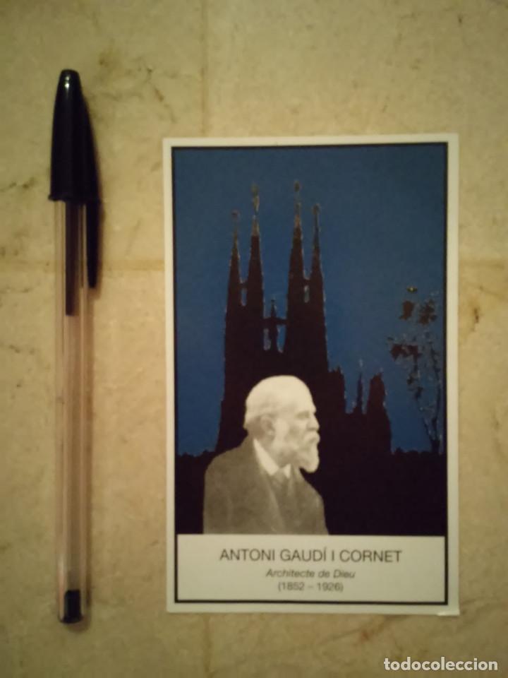 Folletos de turismo: FLYER ORIGINAL -10*15- ANTONIO GAUDI - BARCELONA - ARCHIVO - SAGRADA FAMILIA