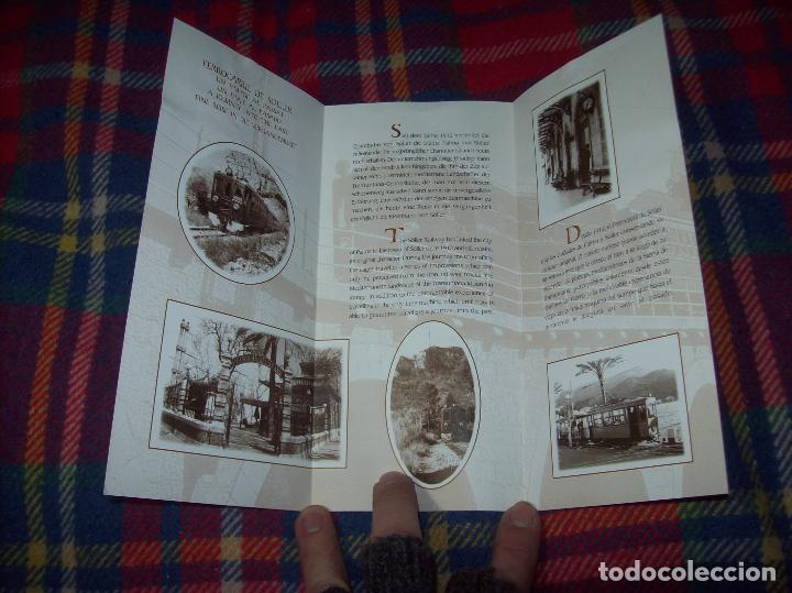 Folhetos de turismo: FOLLETO DEL FERROCARRIL DE S&Oacute;LLER : UN VIAJE AL PASADO. MALLORCA . TREN . VER FOTOS.
