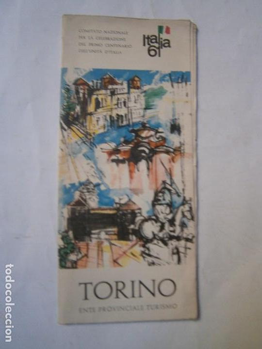 Folletos de turismo: - TORINO ENTE PROVINCIALE TUIRISMO 23X10 CM ABIERTO 60X46 CM