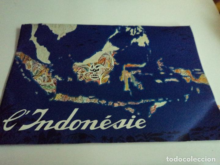 Folletos de turismo: antiguo librito informativo republica de indonesia l&acute;indonesie en frances 32 paginas 1965