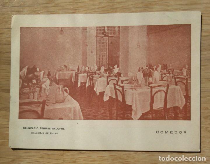Tourismusbrosch&uuml;ren: NULES - BALNEARIO TERMAS GALOFRE - COMEDOR