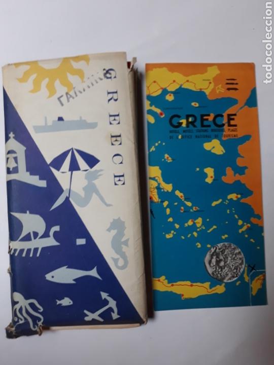 Folletos de turismo: Libros Grecia carpeta con 26 folletos turismo de Grecia triptico cuadriptico 1960