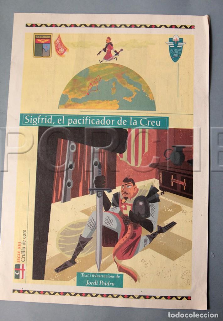 Brochures de tourisme: CAPITAN&Iacute;A 2008 MUD&Eacute;JARES Y ALCODIANOS, EN VALENCIANO, DOS HISTORIAS TIPO COMIC