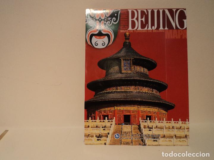 Tourismusbrosch&uuml;ren: PLANO MAPA DE TURISMO DE BEIJING CHINA FOTOS Y AMPLIA INFORMACION