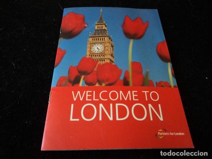 Tourismusbrosch&uuml;ren: WELCOME TO LONDON PLANO GUIA DE LONDRES 2002 INGLIS 15 X 10