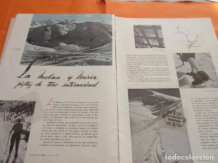 Tourismusbrosch&uuml;ren: ARTICULO 1945 - LA MOLINA Y NURIA PISTAS DE TONO INTERNACIONAL