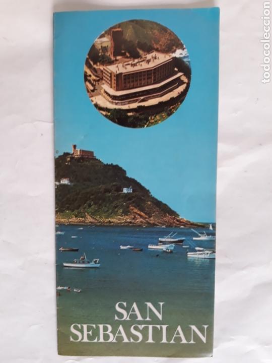 Tourismusbrosch&uuml;ren: Hotel Monte Igueldo San Sebasti&aacute;n . Folleto cuadriptico