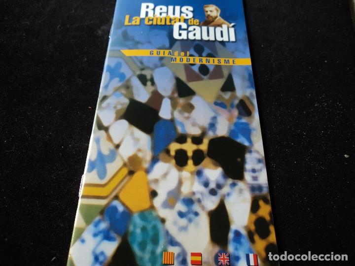 Folletos de turismo: reus la ciutat de gaudi