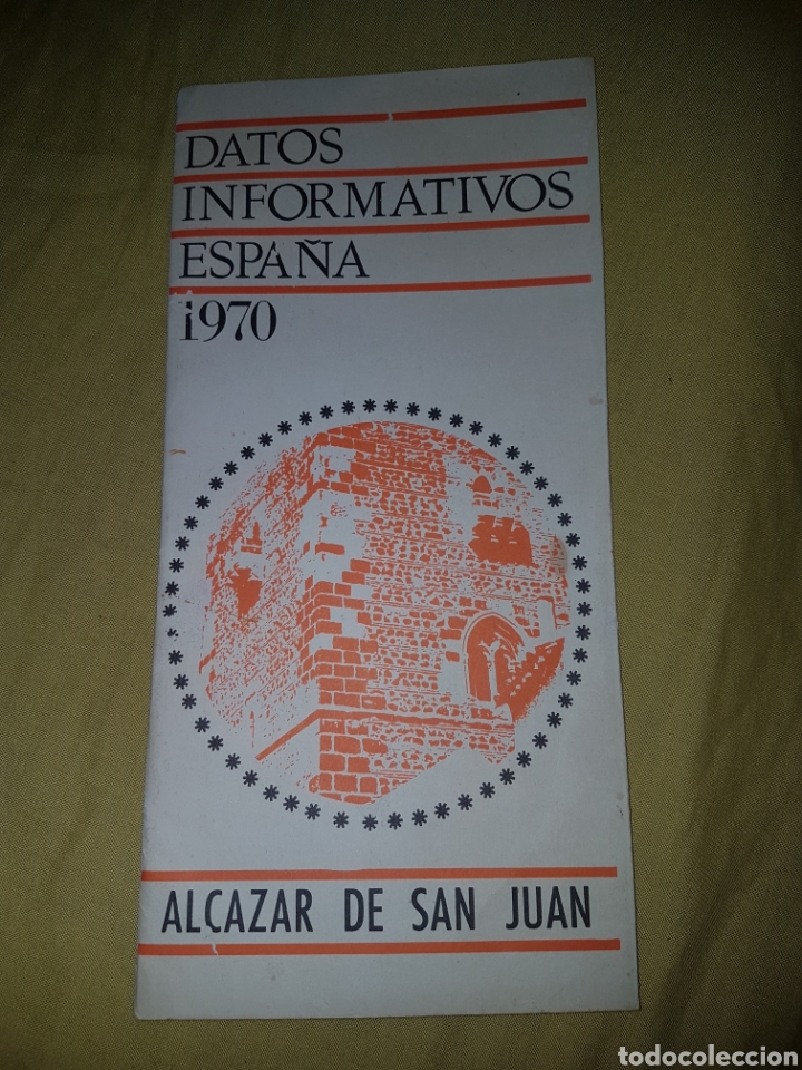 Tourismusbrosch&uuml;ren: Folleto turismo Alcazar de San Juan 1970
