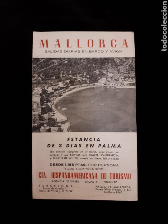 Foglietti di turismo: D&iacute;ptico agencia viajes Mallorca