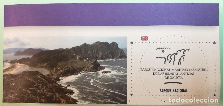 Tourismusbrosch&uuml;ren: GUIA ISLAS CIES. PARQUE NACIONAL ISLAS ATLANTICAS. VIGO. GALICIA. PLANO. TURISMO. IDIOMA INGLES.