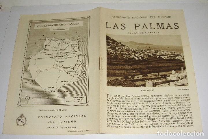 Tourismusbrosch&uuml;ren: Folleto Tur&iacute;stico. Rep&uacute;blica Espa&ntilde;ola. Las Palmas. Con plano y fotograf&iacute;as.