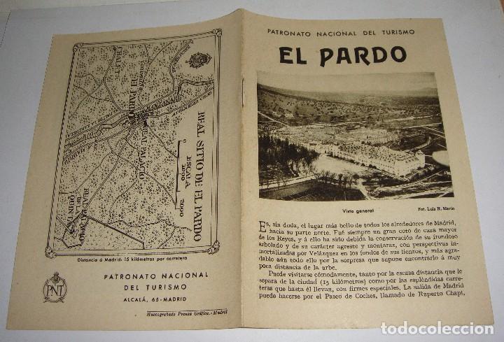 Brochures de tourisme: Folleto Tur&iacute;stico. Rep&uacute;blica Espa&ntilde;ola. El Pardo. Con plano y fotograf&iacute;as.
