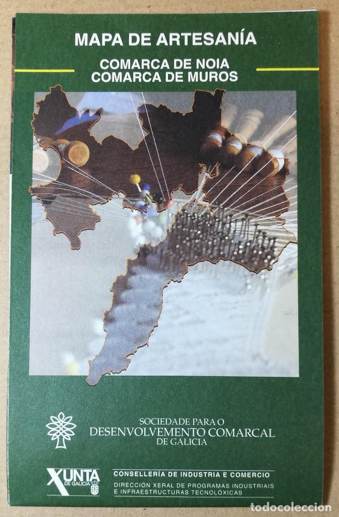 Travel Brochures: FOLLETO TURISTICO, TURISMO, DIPTICO, MAPA DE ARTESANIA DE NOIA COMARCA DE MUROS
