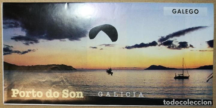 Travel Brochures: FOLLETO TURISTICO, TURISMO, DIPTICO, PORTO DO SON A CORU&Ntilde;A GALICIA