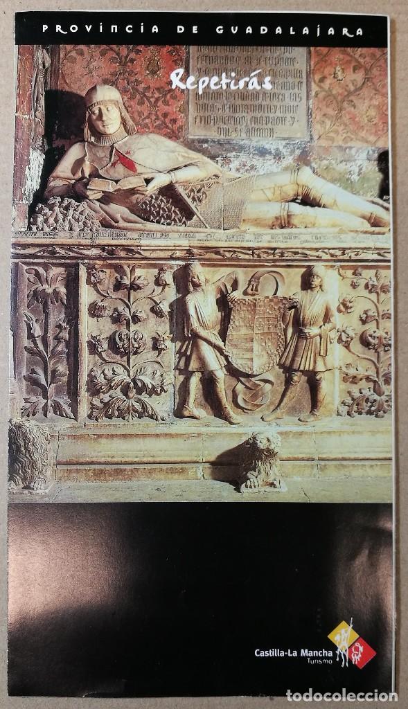 Travel Brochures: FOLLETO TURISTICO, TURISMO, DIPTICO, MAPA PROVINCIA DE GUADALAJARA CASTILLA LA MANCHA