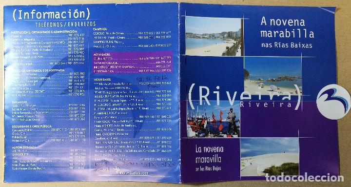 Travel Brochures: FOLLETO TURISTICO, TURISMO, DIPTICO, RIBEIRA A NOVENA MARABILLA DAS RIAS BAIXAS