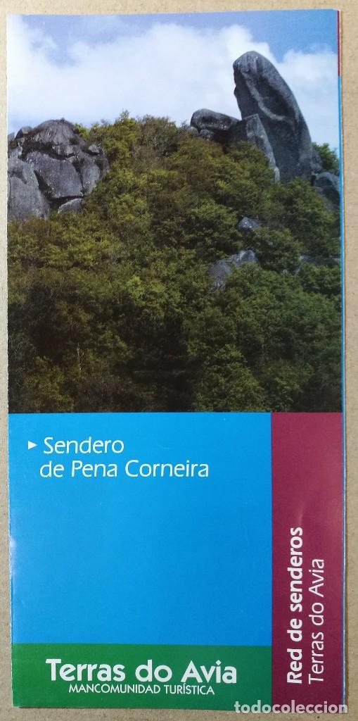 Tourismusbrosch&uuml;ren: FOLLETO TURISTICO, TURISMO, DIPTICO, SENDERISMO TERRAS DO AVIA SENDERO DE PENA CORNEIRA LEIRO OURE