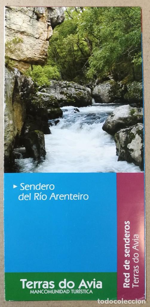 Travel Brochures: FOLLETO TURISTICO, TURISMO, DIPTICO, SENDERISMO TERRAS DO AVIA SENDERO DE RIO ARENTEIRO CARBALLI&Ntilde;O