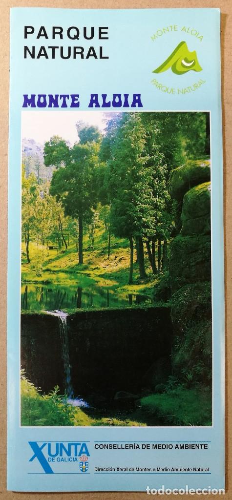 Travel Brochures: FOLLETO TURISTICO, TURISMO, DIPTICO, PARQUE NATURAL MONTE ALOIA PONTEVEDRA