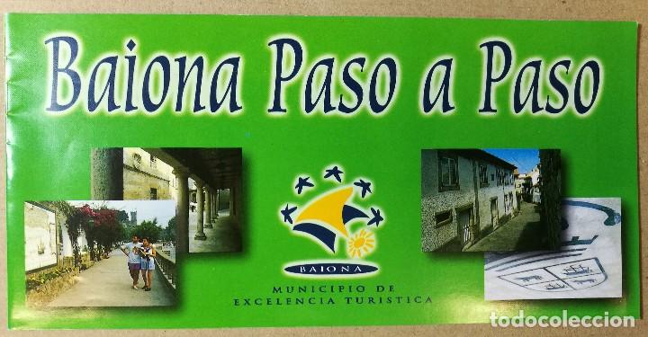 Travel Brochures: FOLLETO TURISTICO, TURISMO, DIPTICO, BAIONA PASO A PASO PONTEVEDRA PAG 19