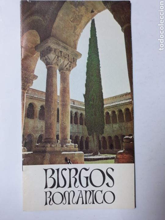 Brochures de tourisme: Burgos rom&aacute;nico folleto tur&iacute;stico 1974