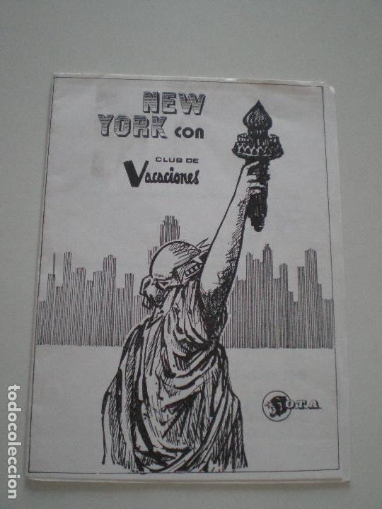 Travel Brochures: CLUB DE VACACIONES O.T.A. New York Con....ITINERARIO/GUIA PRACTICA 197? FOLLETO DE TURISMO