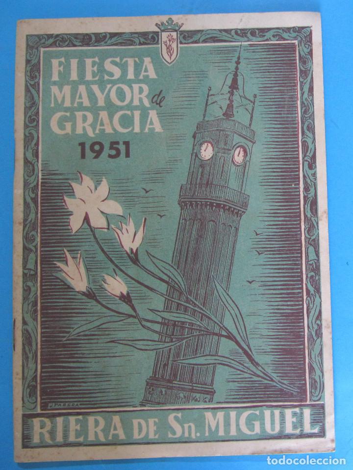 Travel Brochures: FIESTA MAYOR DE GRACIA, 1951. RIERA DE SN. MIGUEL.