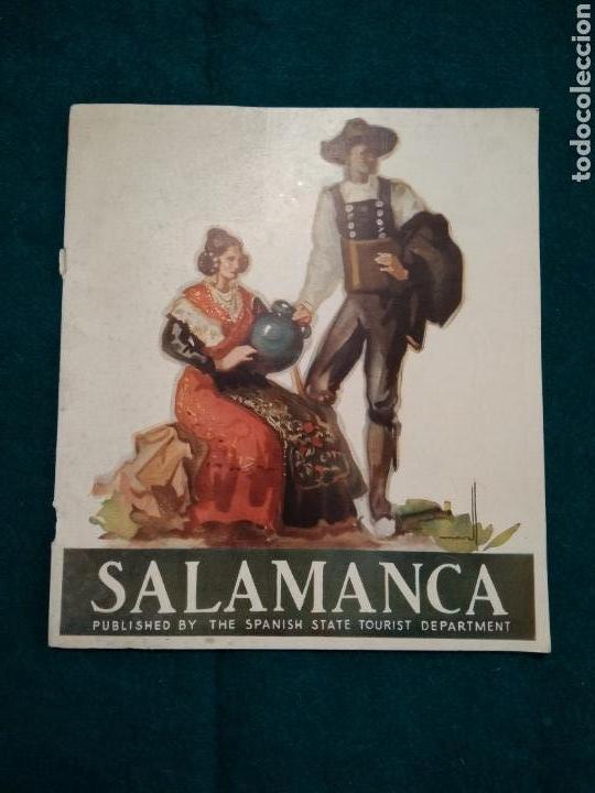 Tourismusbrosch&uuml;ren: SALAMANCA .- FOLLETO DE TURISMO .- ILUSTRA PORTADA MORELL .- TEXTOS EN INGLES