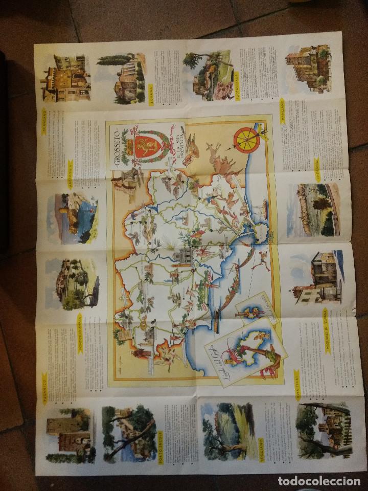 Brochures de tourisme: Folleto turismo Grosseto Italia. incluye plano de la provincia. 48 x 63 cm (desplegado)