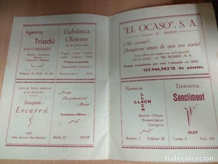 Folletos de turismo: DOS PROGRAMAS DE FIESTAS DE OLOT 1956 - Foto 6
