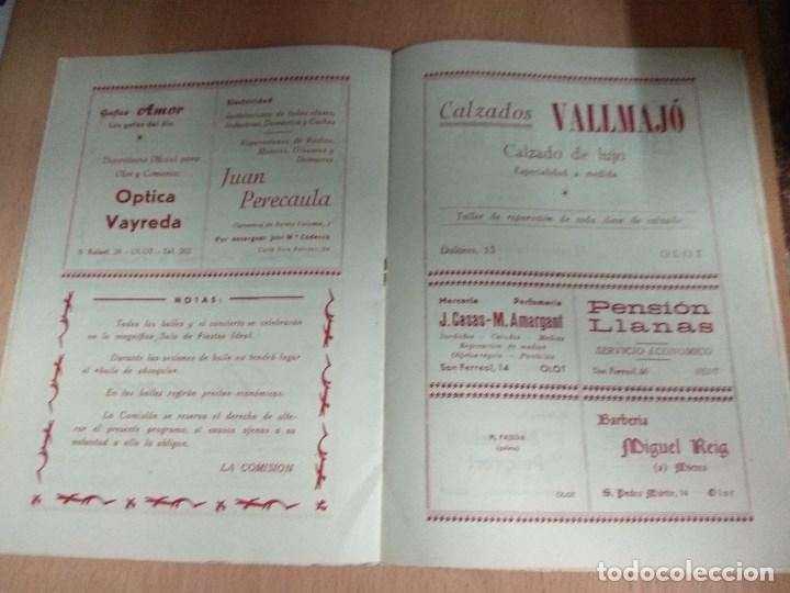 Folletos de turismo: DOS PROGRAMAS DE FIESTAS DE OLOT 1956 - Foto 7