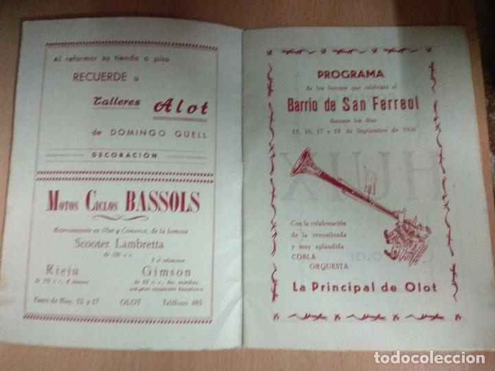 Folletos de turismo: DOS PROGRAMAS DE FIESTAS DE OLOT 1956 - Foto 8