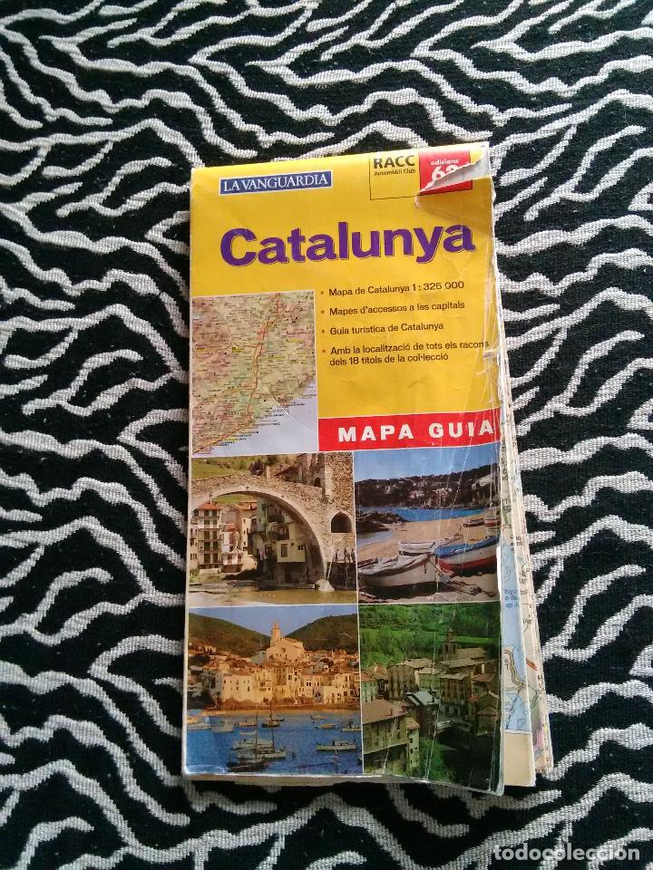 Tourismusbrosch&uuml;ren: MAPA GU&Iacute;A DE CATALUNYA - RACC, LA VANGUARDIA Y EDICIONES 62 (EN CATAL&Aacute;N)