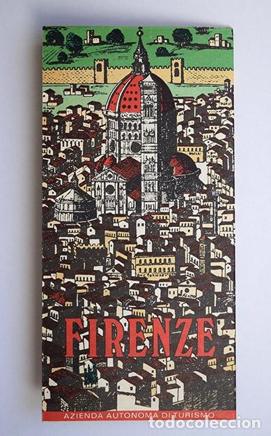 Tourismusbrosch&uuml;ren: Florencia &ndash; Firenze, 1974. Plano e informaci&oacute;n tur&iacute;stica en 4 idiomas &ndash; Azienda autonoma di turismo
