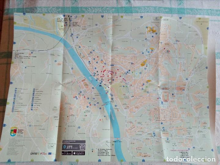 mapa turistico de vila real, portugal, ciudad y - Comprar Folhetos de  turismo antigos no todocoleccion