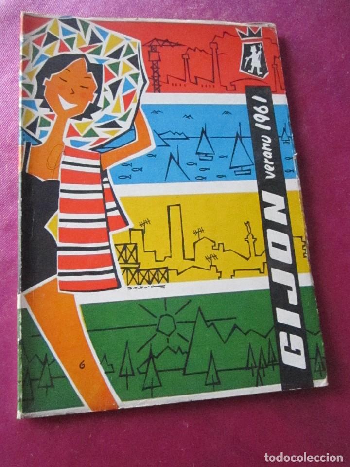 Folletos de turismo: GIJO&Ntilde; VERANO 1961 PROGRAMA DE FIESTAS GIJON ASTURIAS P9. 1