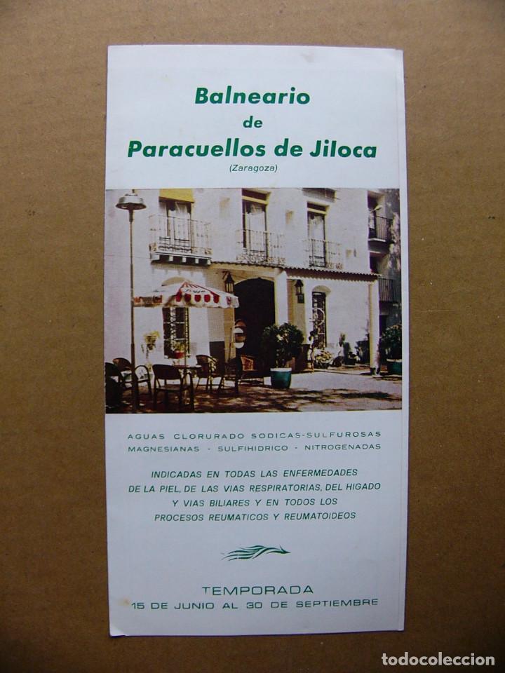 Brochures de tourisme: Folleto guia turistica del Balneario de Paracuellos de Jiloca - Turismo de viaje Zaragoza