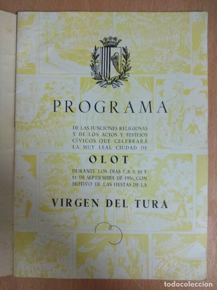 Folletos de turismo: PROGRAMA FIESTA MAYOR OLOT A&Ntilde;O 1956 - Foto 2