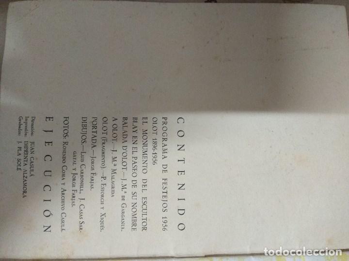 Folletos de turismo: PROGRAMA FIESTA MAYOR OLOT A&Ntilde;O 1956 - Foto 10