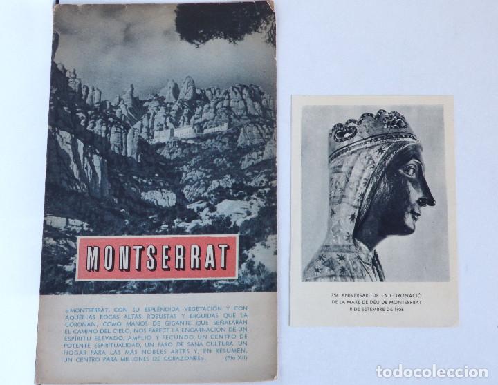 Travel Brochures: MONTSERRAT i Estampa de la verge- Programes tur&iacute;stics