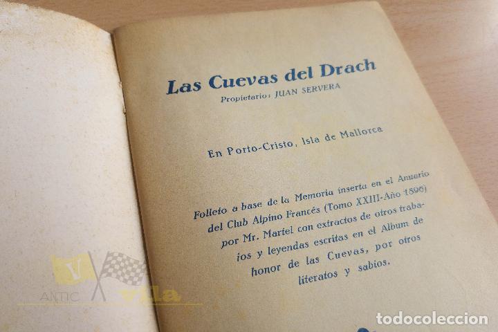 Folletos de turismo: Cuevas del Drach - Mallorca - Juan Servera - 1940 - Foto 4