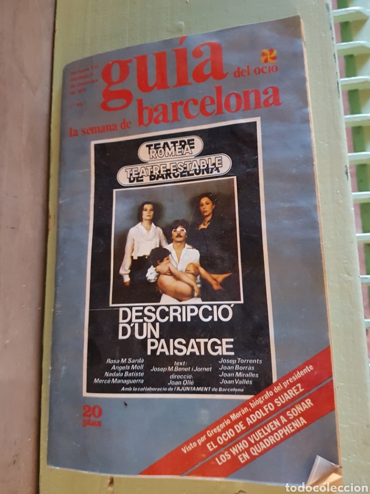 Travel Brochures: Guia del ocio Barcelona Diciembre 1979