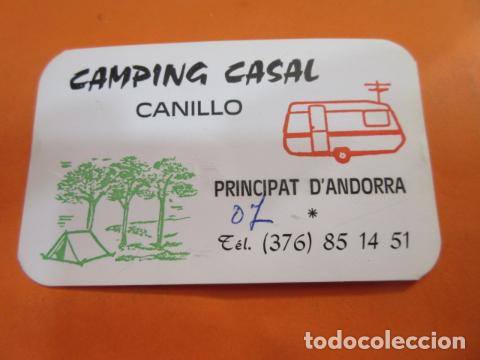 Brochures de tourisme: TARJETA CAMPING CASAL CANILLO ANDORRA